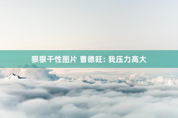 狠狠干性图片 曹德旺: 我压力高大