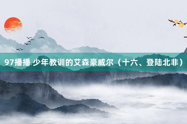 97播播 少年教训的艾森豪威尔（十六、登陆北非）